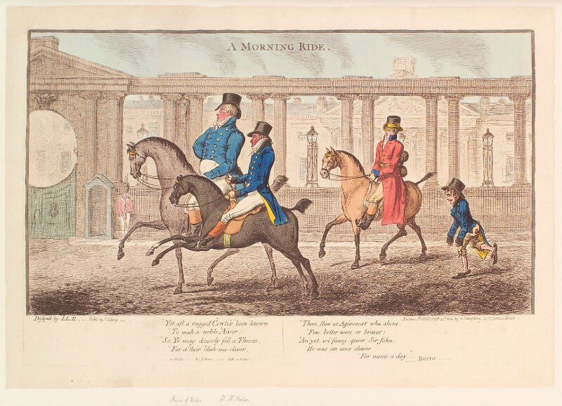 'a morning ride' (king george iv; sir john mcmahon, 1st bt) npg d13105