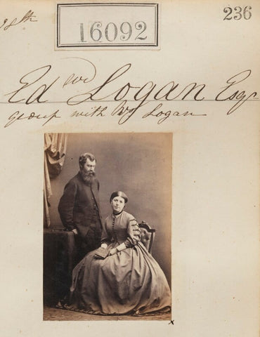 Edward Logan; Mrs Edward Logan NPG Ax64018