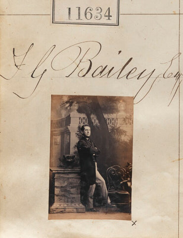 F.G. Bailey NPG Ax61317