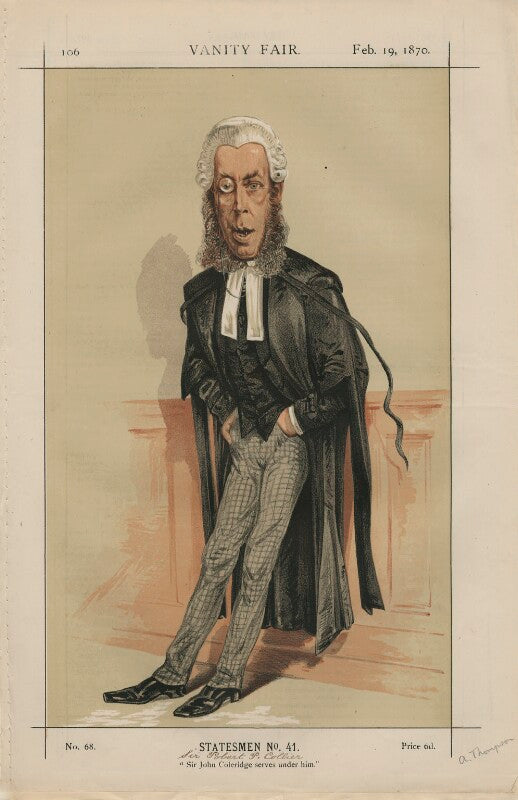 Robert porrett collier, 1st baron monkswell ('statesmen no. 41.') npg d43419