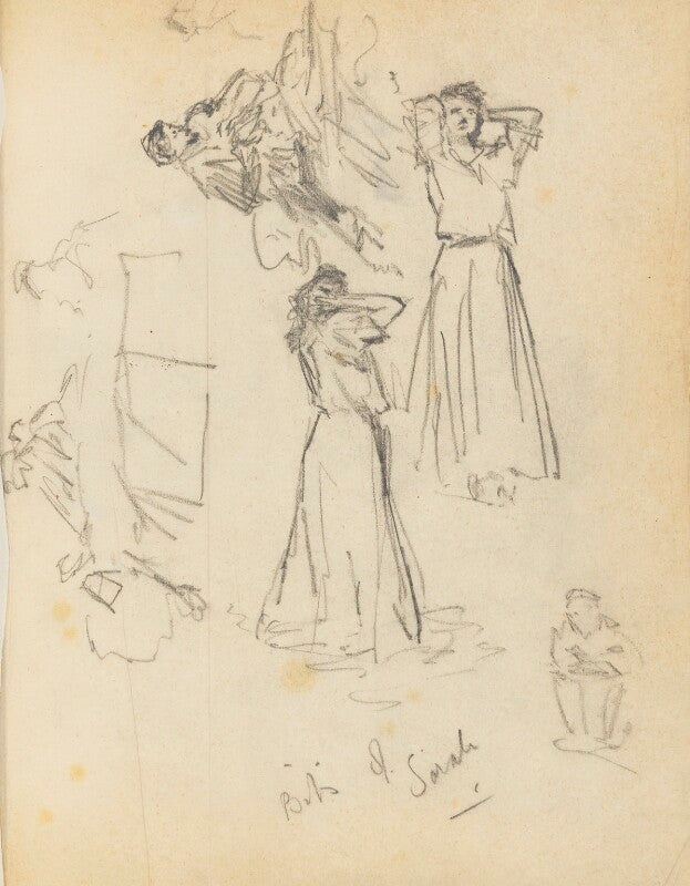 'bits of sarah' (possibly sarah bernhardt) npg d23134(14b)