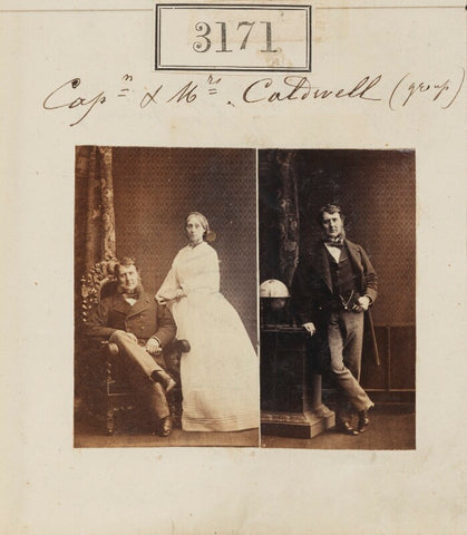 Captain Caldwell; Mrs Caldwell NPG Ax52570