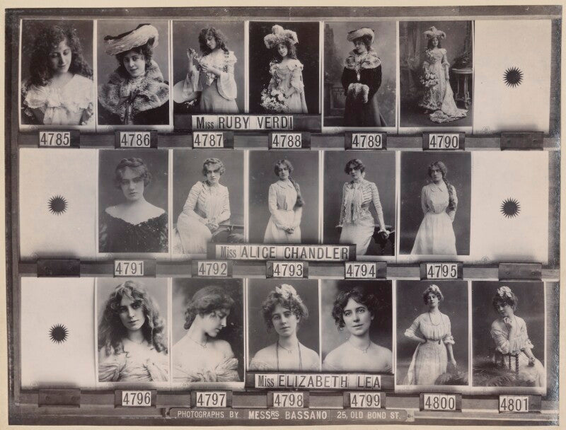 Ruby verdi; alice chandler; elizabeth lea npg ax136814