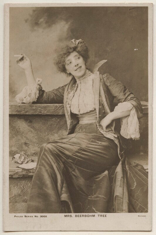 Maud (née holt), lady beerbohm tree npg x198049