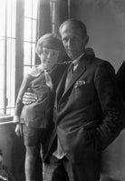 A.A. Milne; Christopher Robin Milne NPG x19579