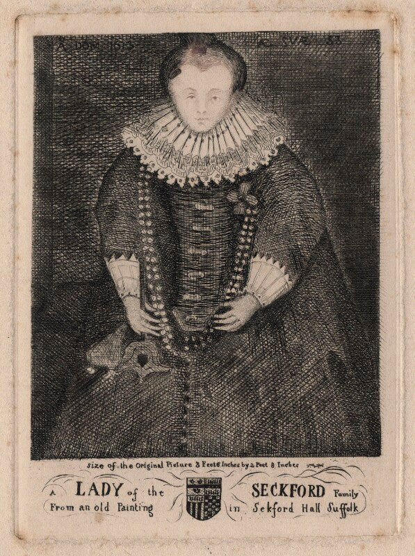 Unknown lady of the Seckford family NPG D16515