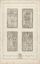 Gravestones of the Cawardens at Mavesyn Ridware NPG D32788