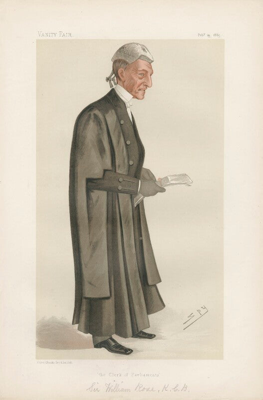 Sir william rose, 2nd bt ('men of the day. no. 326.') npg d44213
