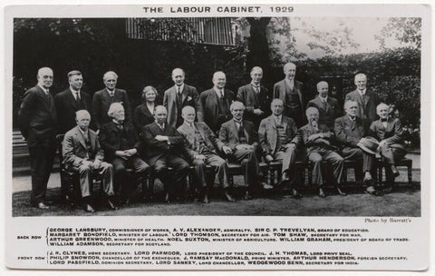 'The Labour Cabinet, 1929' NPG x197884