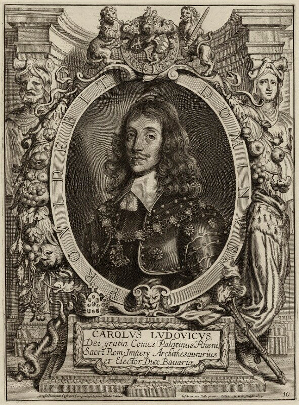 Charles lewis (louis), elector palatine npg d26468