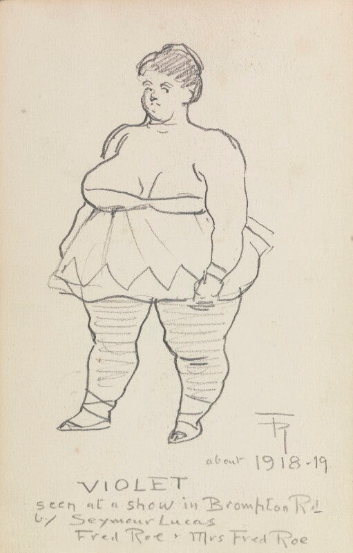 'violet' (unknown performer) npg d43114