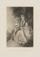 Hester (née Hall), Countess of Sussex; Lady Barbara Yelverton (when a child) NPG D40921
