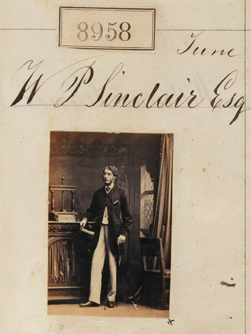 William Pirrie Sinclair ('W.P. Sinclair Esq.') NPG Ax58781