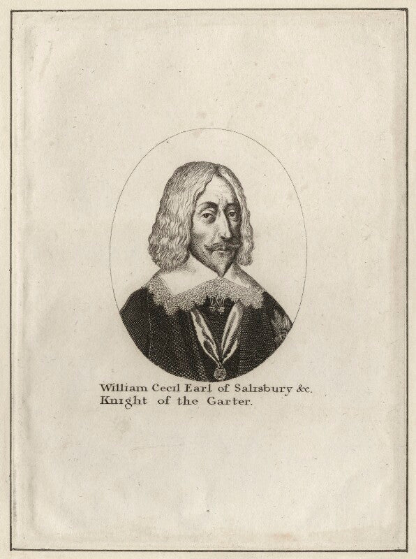 William cecil, 2nd earl of salisbury npg d28205