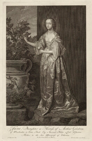 Jane Wharton (née Goodwin), Lady Wharton NPG D37543