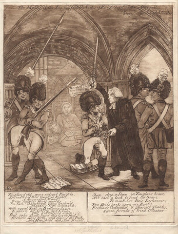 'The master of the inn confers the order of knighthood on Don Quixotte' NPG D9571