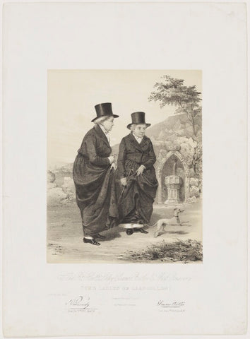 'The Ladies of Llangollen' (Lady (Charlotte) Eleanor Butler; Sarah Ponsonby) NPG D49489