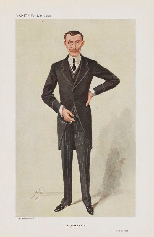 Baron george de reuter (men of the day. no. 1179. "the wicked baron."') npg d45493