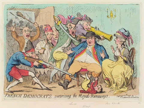 'French democrats surprising the royal runaways' NPG D12422