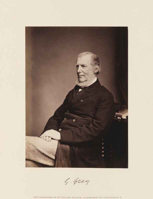 Sir george grey, 2nd bt npg ax15861