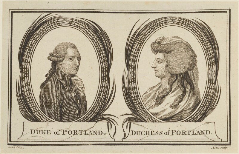 William henry cavendish bentinck, 3rd duke of portland; dorothy bentinck (née cavendish), duchess of portland npg d15955