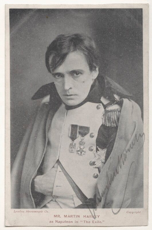 Sir john martin harvey as napoleon in 'the exile' npg ax45893