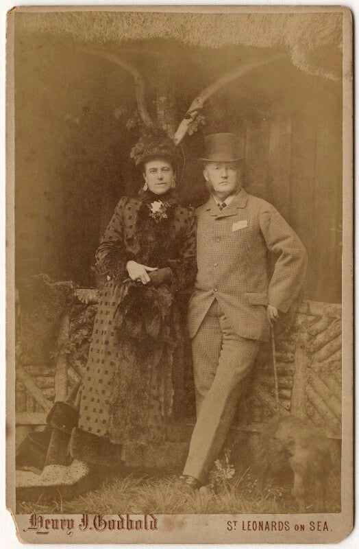 Anna (née allnutt), lady brassey; thomas brassey, 1st earl brassey npg x126800