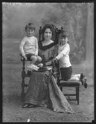 Lord Michael Fitzalan-Howard; Mona Fitzalan-Howard, Baroness Beaumont; Miles Fitzalan-Howard, 17th Duke of Norfolk NPG x33384