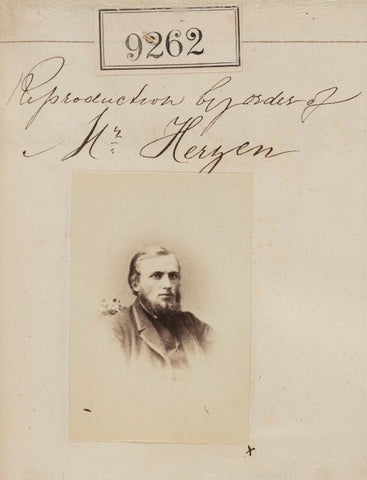 'Reproduction by order of Mr Herzen' NPG Ax59084