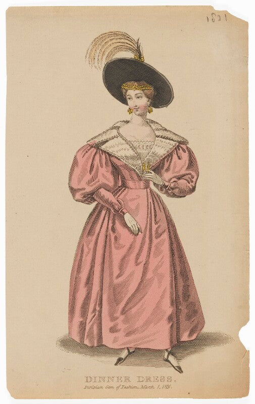 'dinner dress', march 1831 npg d47656
