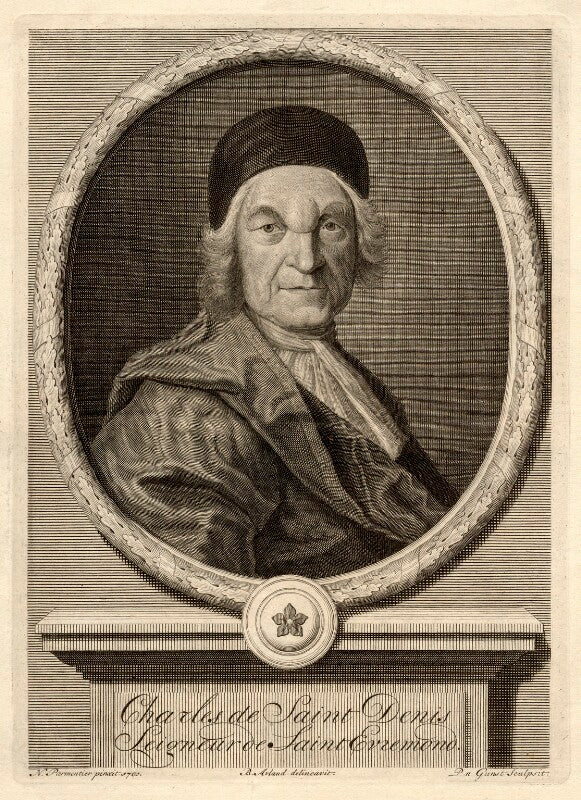 Charles de marquetel de saint evremond npg d11193