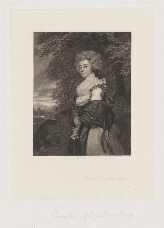 Harriet maria harris (née amyand), countess of malmesbury npg d38169