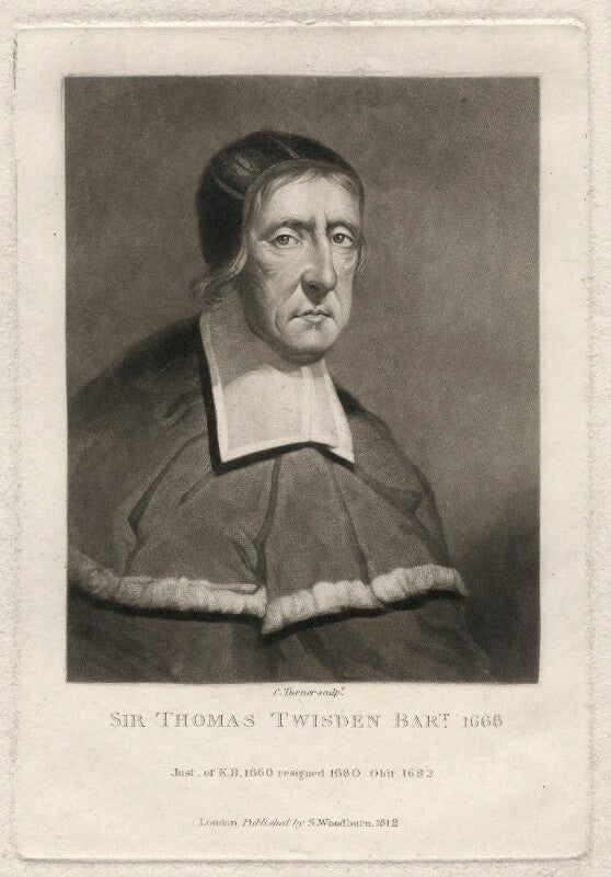 Sir thomas twisden, 1st bt npg d4551