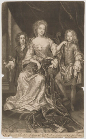 James Scott, Earl of Dalkeith; Anna Scott, Duchess of Monmouth and Duchess of Buccleuch; Henry Scott, 1st Earl of Deloraine NPG D38871