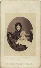 Victoria, Empress of Germany and Queen of Prussia; Princess Charlotte of Prussia, Duchess of Saxe-Meiningen NPG x131292