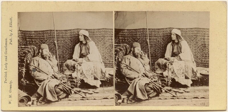 'turkish lady and gentleman' npg x196292