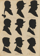 Visitors to St Luke's Church Bazaar, Eltham Park (V.P. Chapman; unidentified sitter; Richard Robert Castell ('R. R. C.') Gregory; F. Gregory; B. Newbould; A.J. Murphy; G. Holmes; Charles Edward Augustine Burton; L. Heathcote) NPG D46610