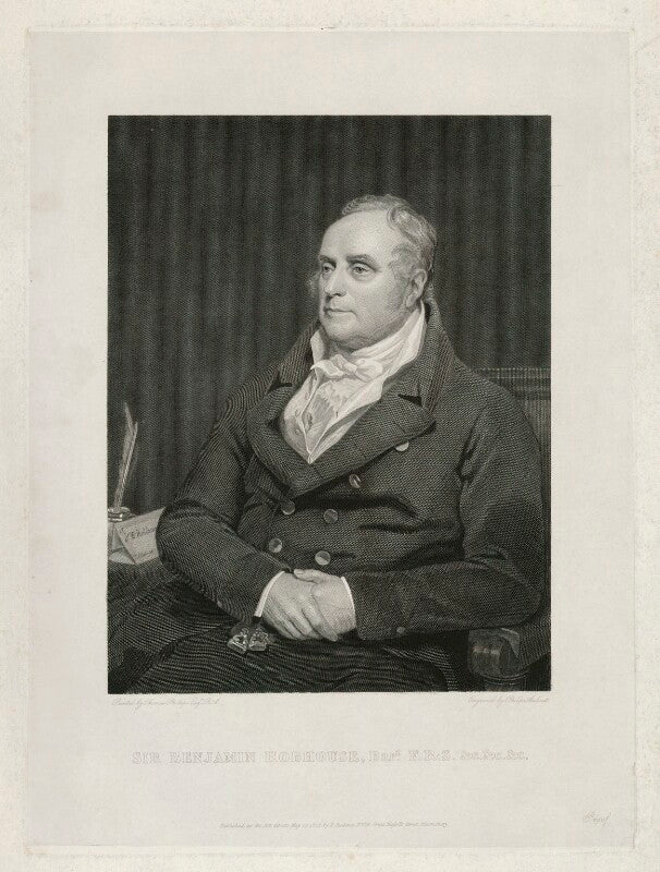 Sir benjamin hobhouse, 1st bt npg d35890