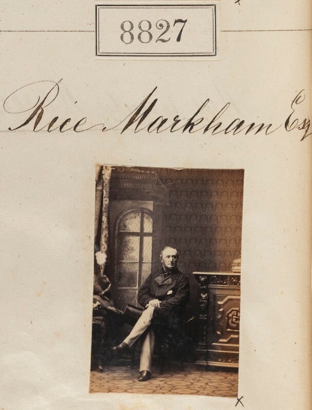 William rice markham ('rice markham esq.') npg ax58650
