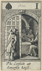 'The Consult att Somerset house' (William Bedloe; Le Fevre (Phaire); Walsh) NPG D23014(m)