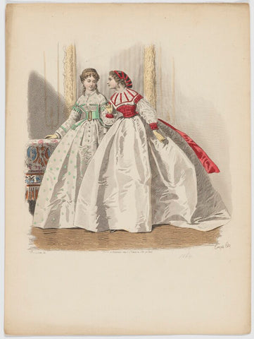 Afternoon dresses, 1864 NPG D48017