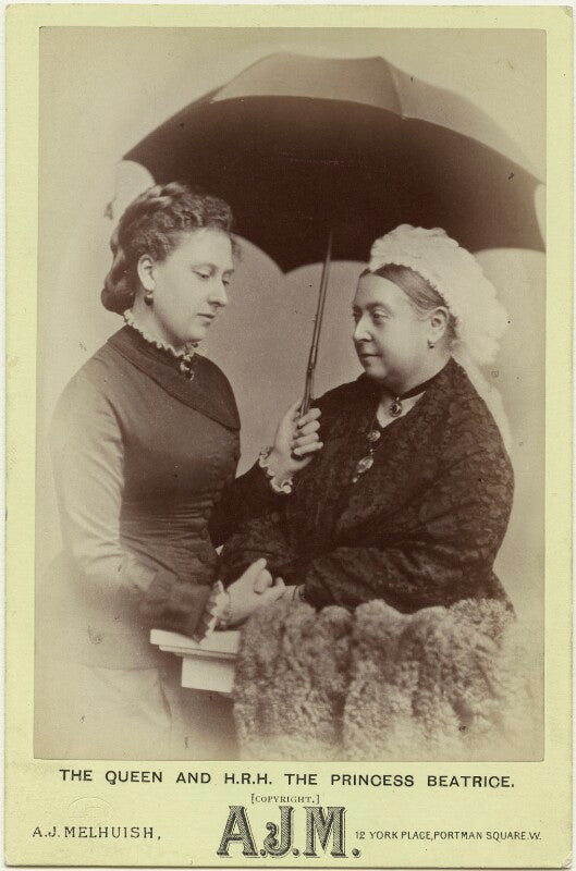Princess beatrice of battenberg; queen victoria npg x76537