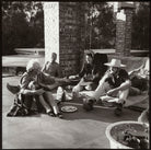 Mary Cranford ('Mollie') Hitchens (née Coates); Ivon Hitchens; Ida Kar; John Hitchens NPG x134164