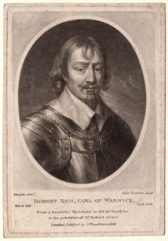 Robert rich, 2nd earl of warwick npg d4638