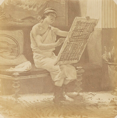 'A Roman Artist by Alma-Tadema' NPG P1273(17b)