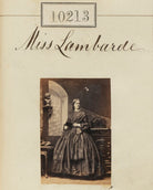 Miss Lambarde NPG Ax59928