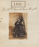 Hon. Reginald Harris Temple NPG Ax50760