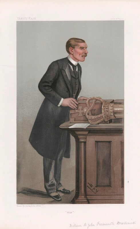 (william) st john fremantle brodrick, 1st earl of midleton ('statesmen. no. 738.') npg d45075