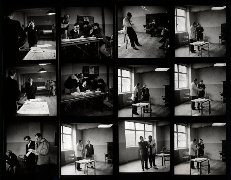 Tony hancock; sid james; the cast and crew of 'hancock' npg x125128