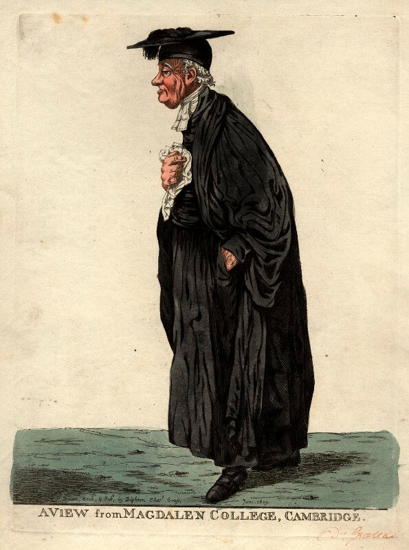 William gretton ('a view from magdalen college, cambridge') npg d9424